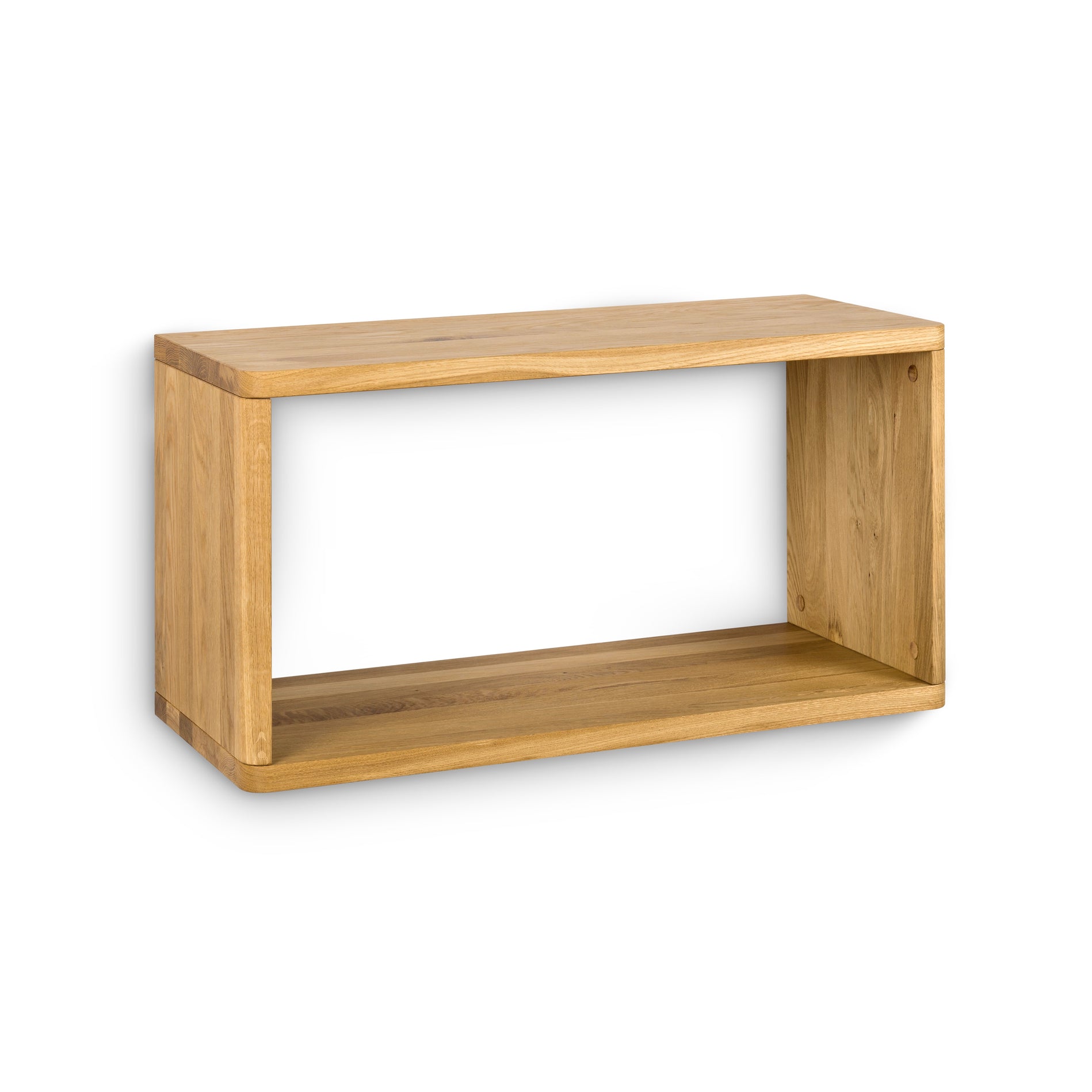 Designmöbel Schlichtes Wandregal Neukölln M aus zertifizierter Wildeiche