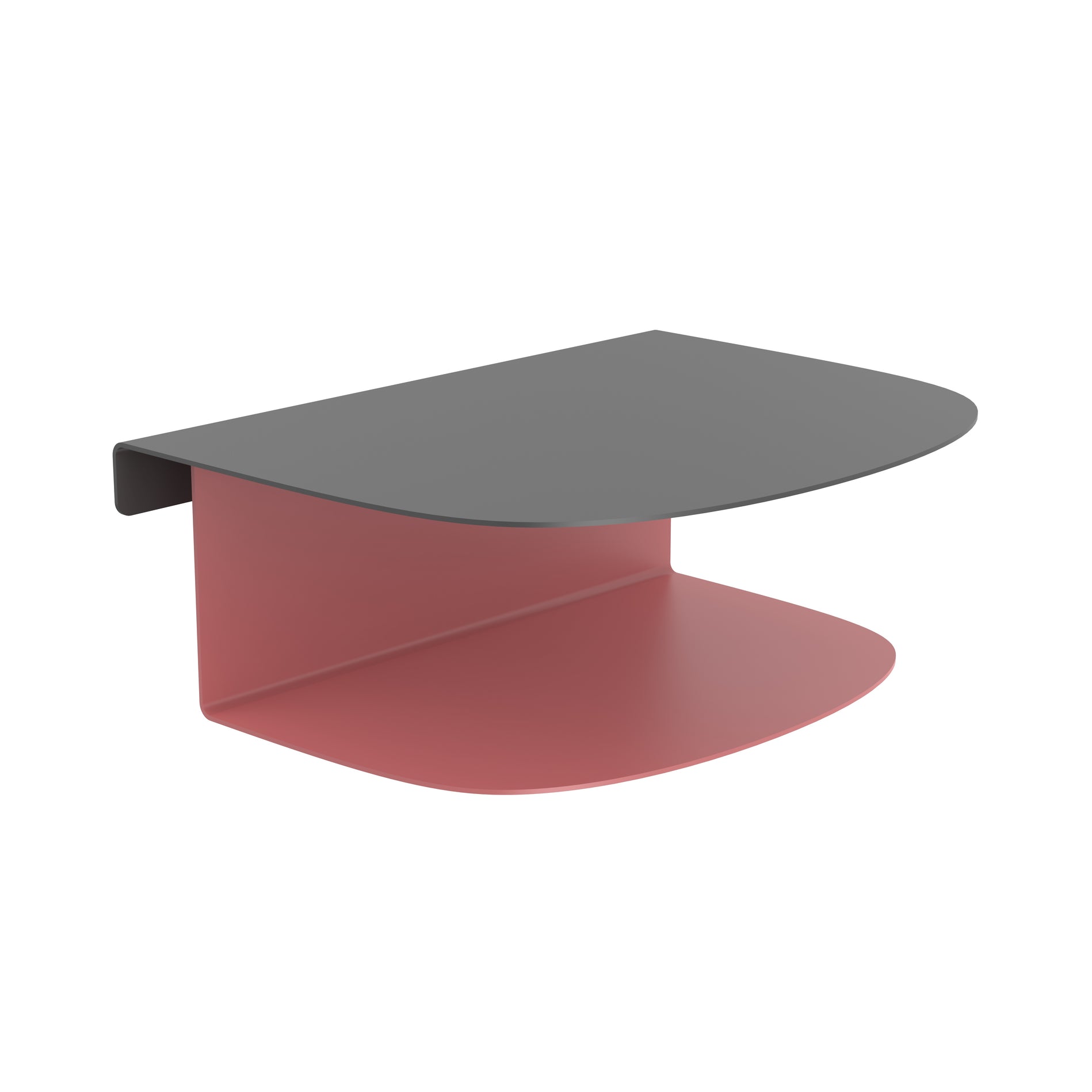 Nachttisch Alya Flex Schwarz Rot