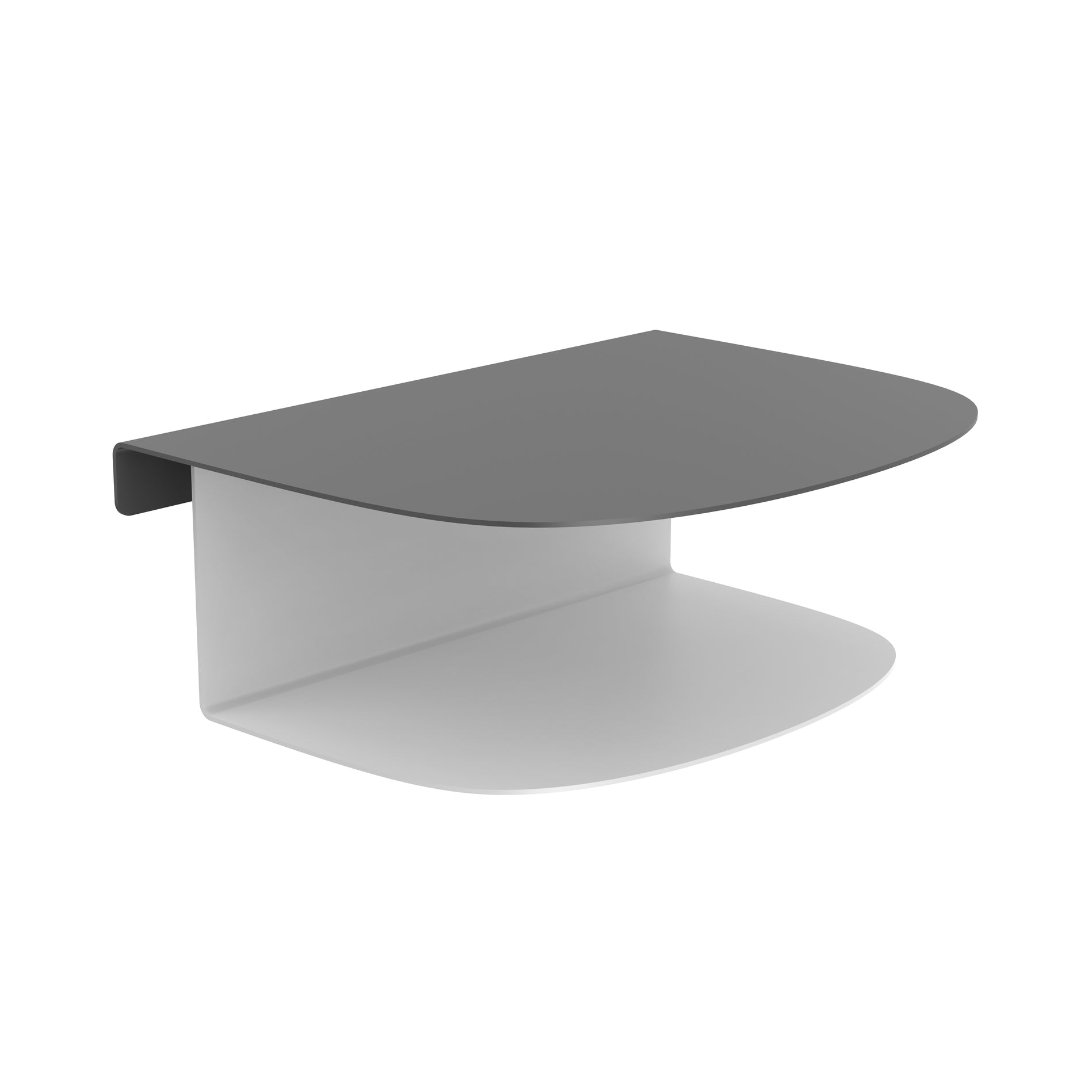 Nachttisch Alya Flex Schwarz / Weiß