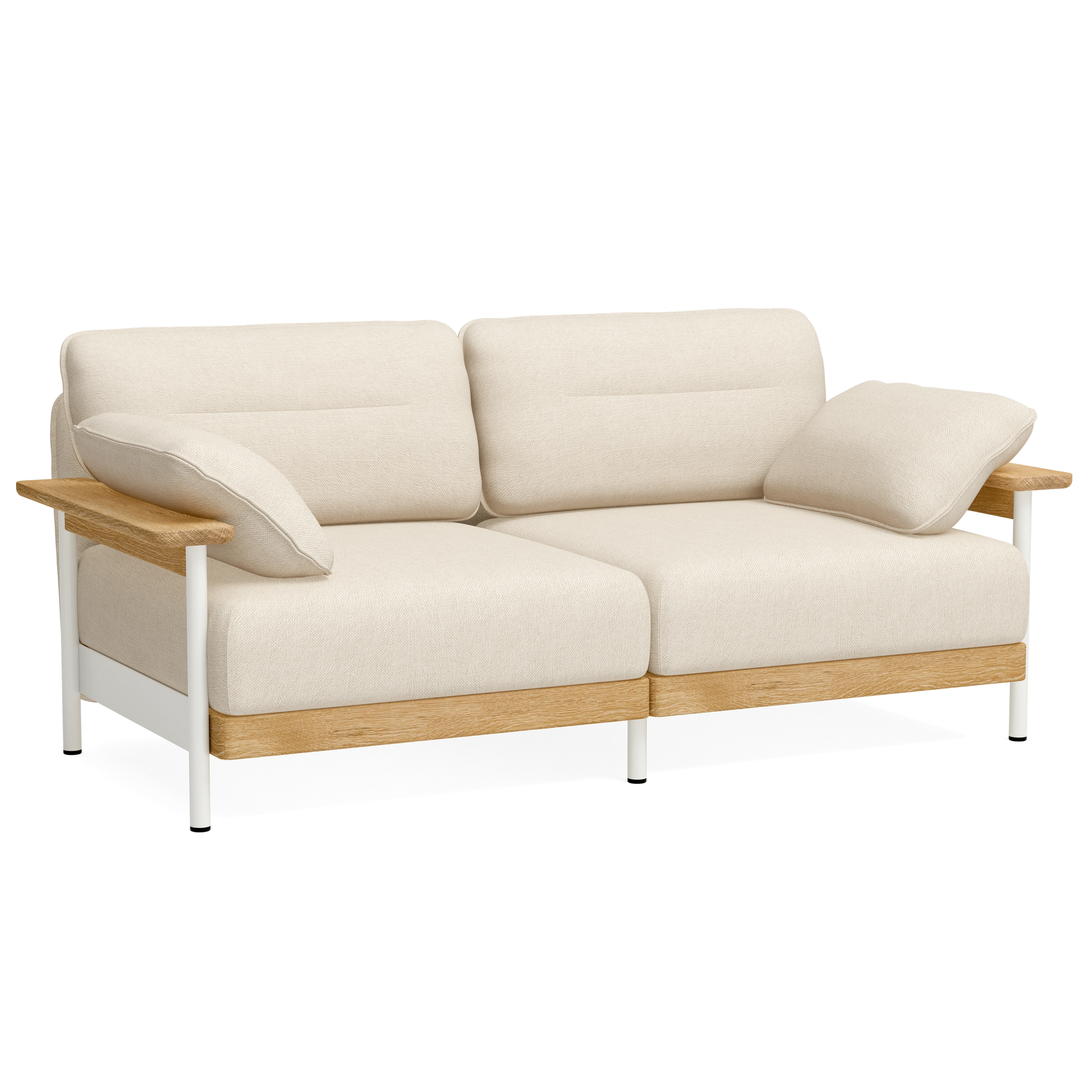 Sofa Mio Lounge 2-Sitzer - Leinen natural