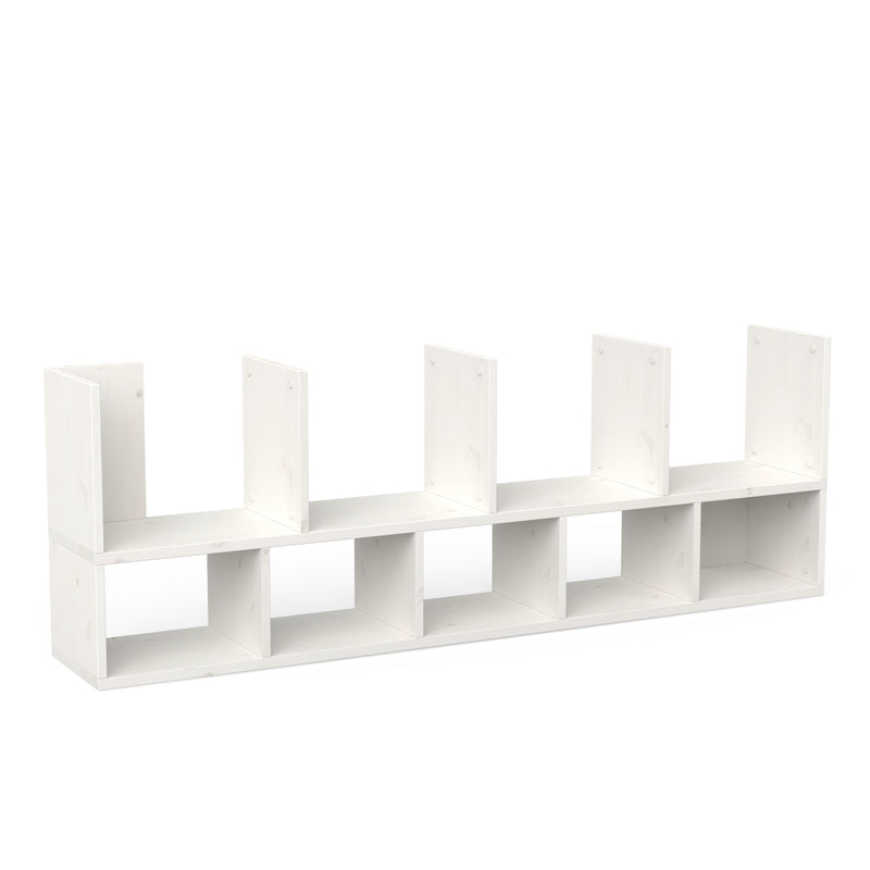 ökologisches Regal Massivholz ökologisch weiß lasiert minimalistisches Design