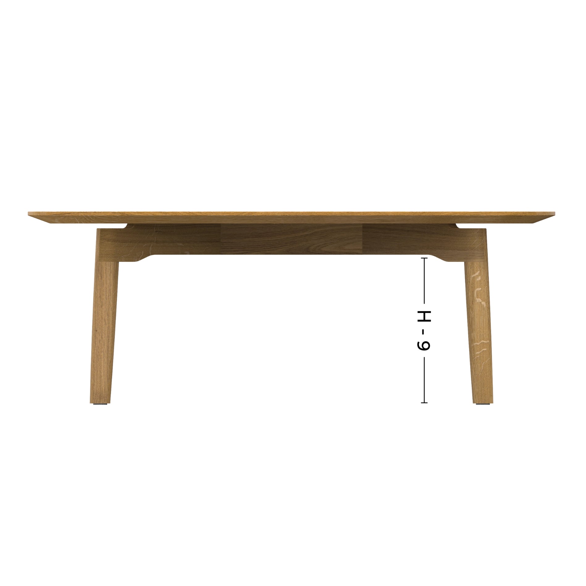 auf Maß Couchtisch aus Massivholz mit natürlicher Ölung veredelt