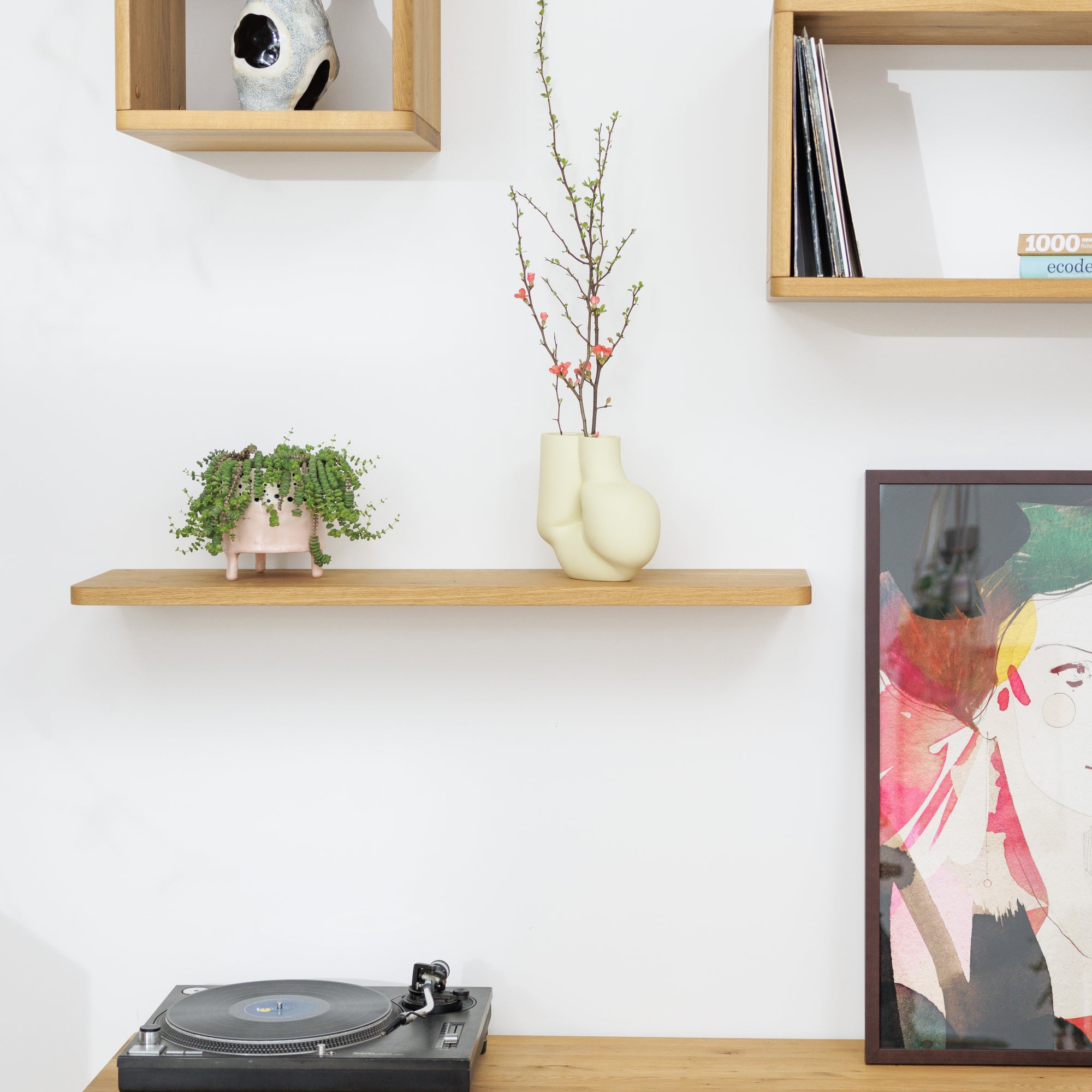 Design Wandboard aus Naturholz