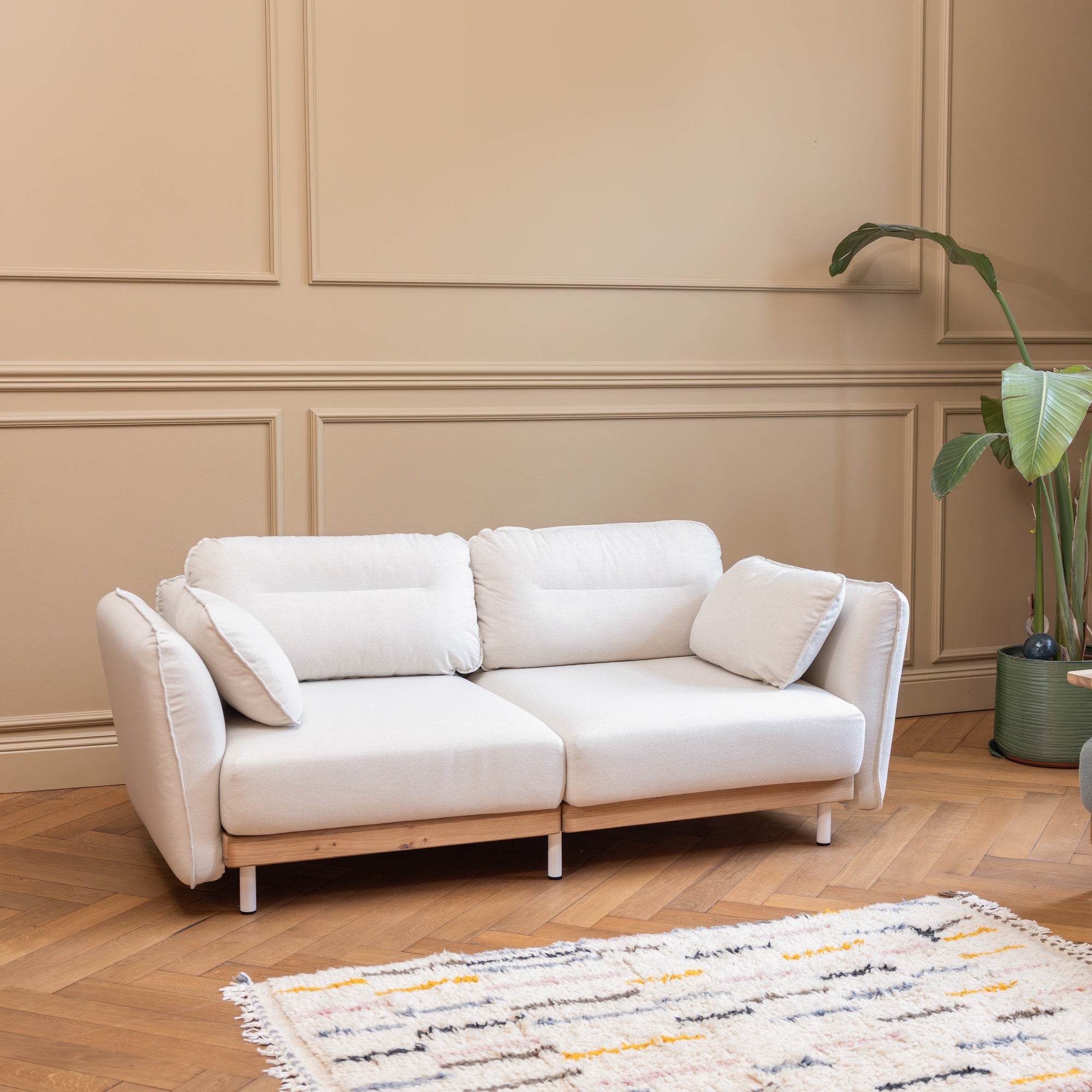 Designer 2-Sitzer Sofa Mio Soft