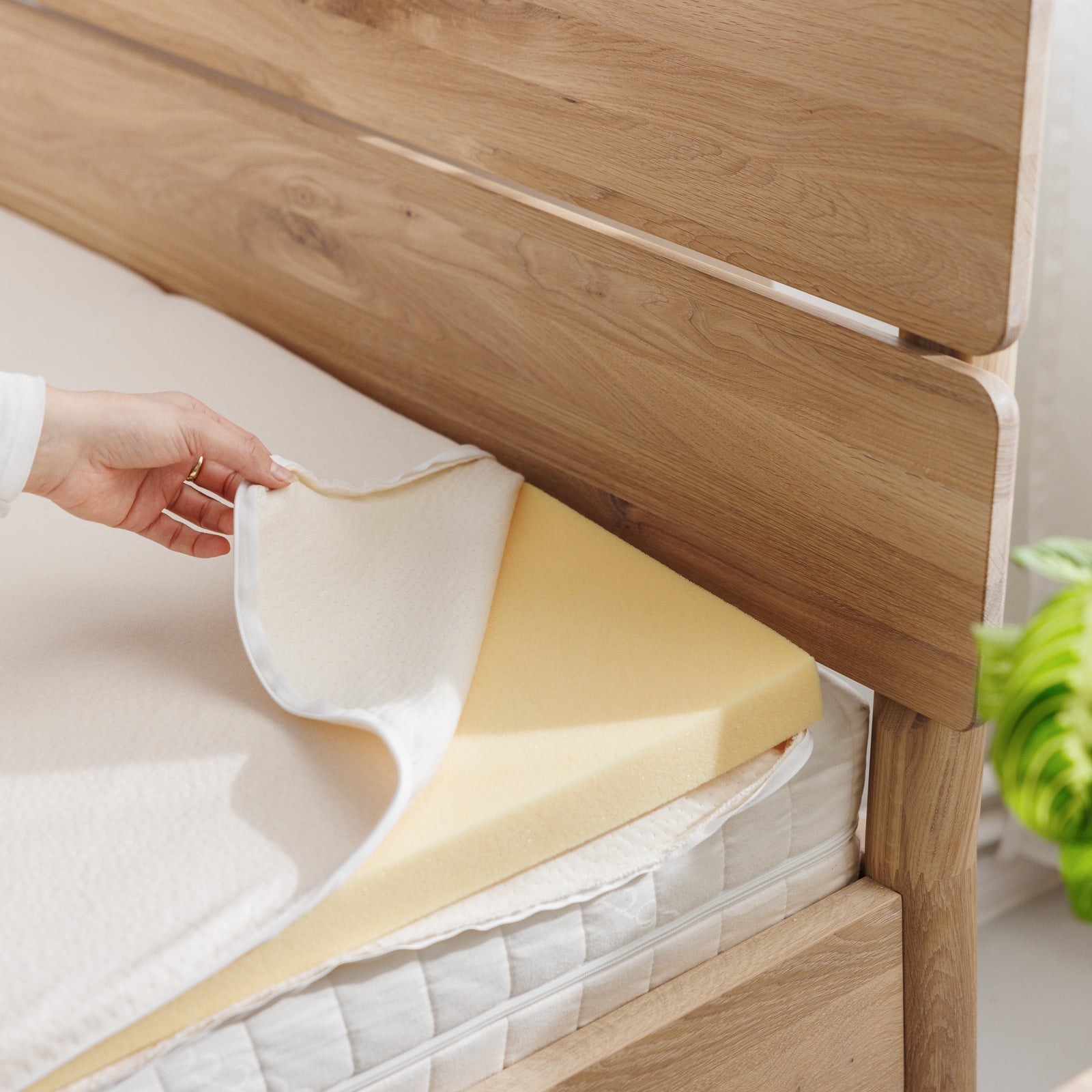 Topper mit viskoelastischem Schaum