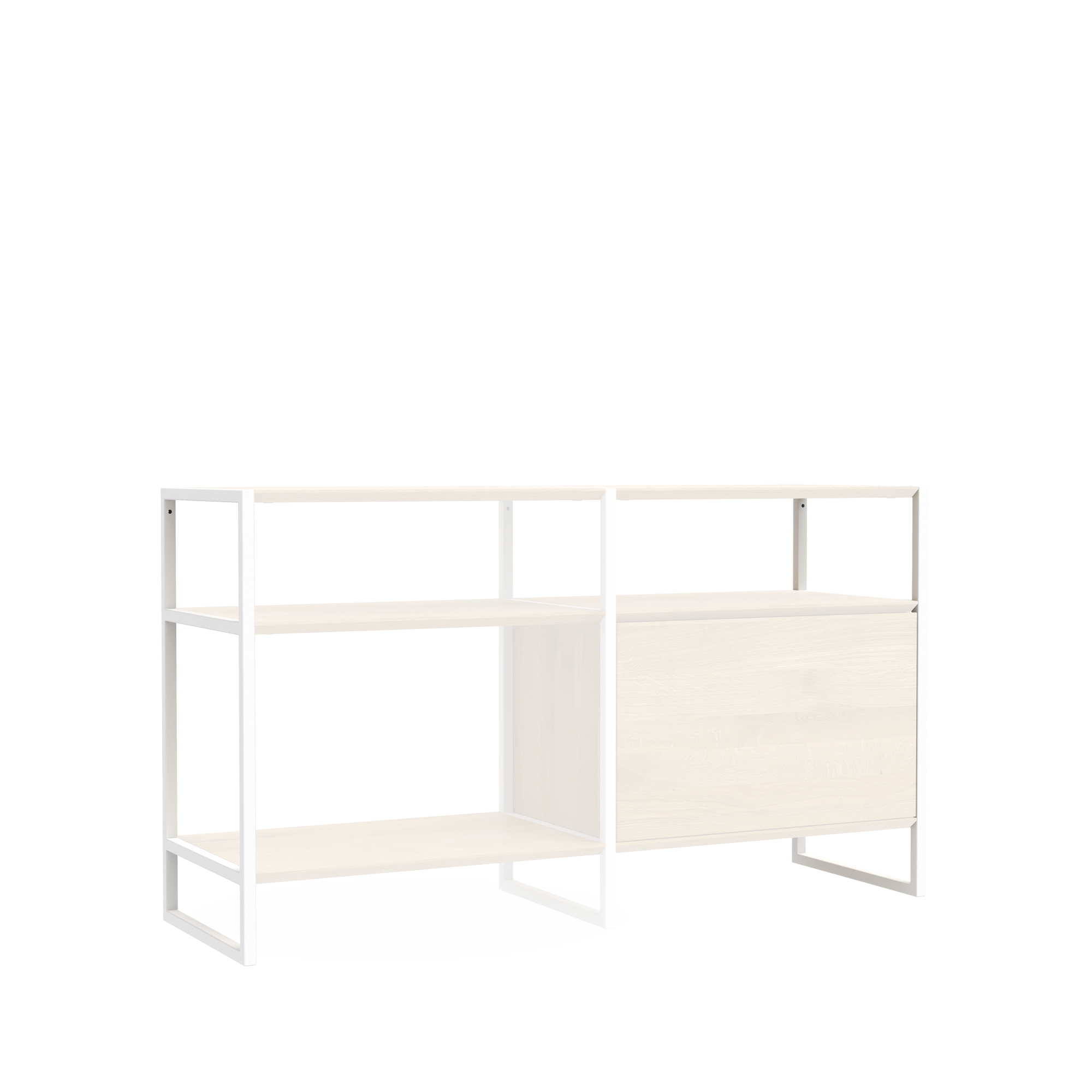Sideboard Wega weiße Metallbeine