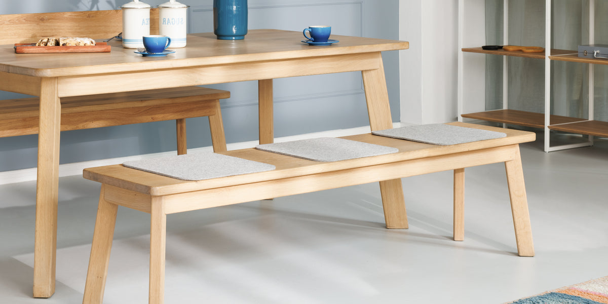Design Sitzbank aus Eiche