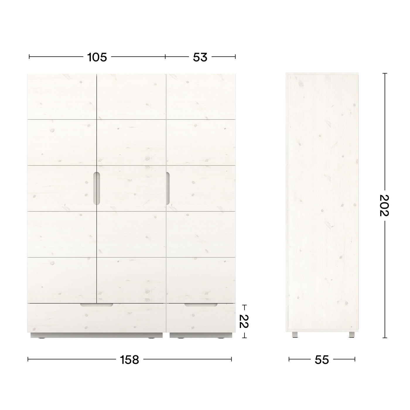 Maße 3 Türer Kleiderschrank Enorm S 150 cm