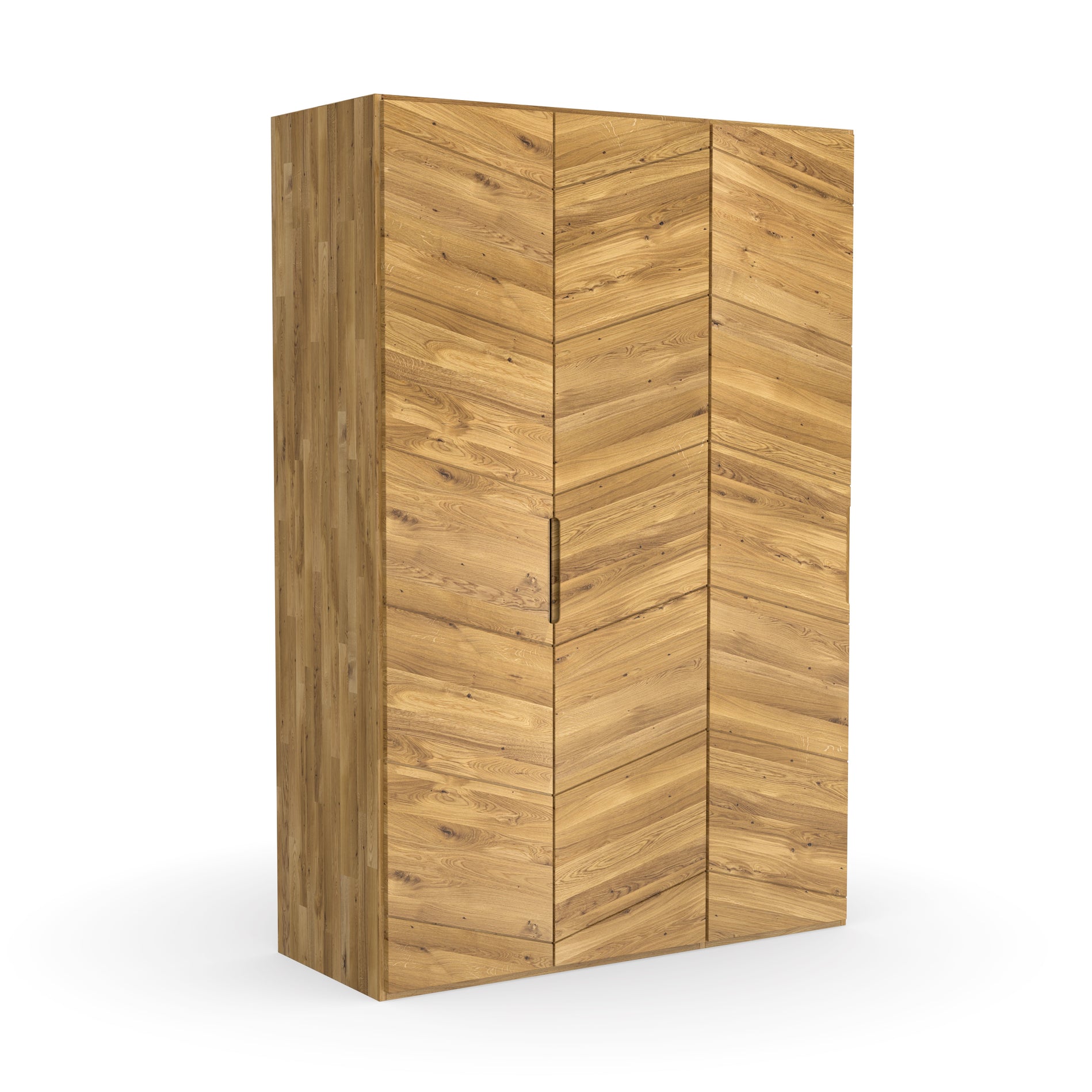 Hochwertiger Massivholz Kleiderschrank aus zertifiziertem Holz