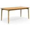 Massiver Esszimmertisch Form S aus zertifiziertem Holz und natürlicher Ölung