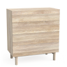 Kommode aus ökologischem Holz und nachhaltiger Ölung. Hochwertige Wellenfräsung 