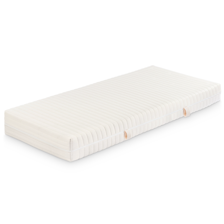 ökologische Naturlatex Matratze mit Bio-Baumwollbezug in diversen Größen on demand produziert in Deutschland