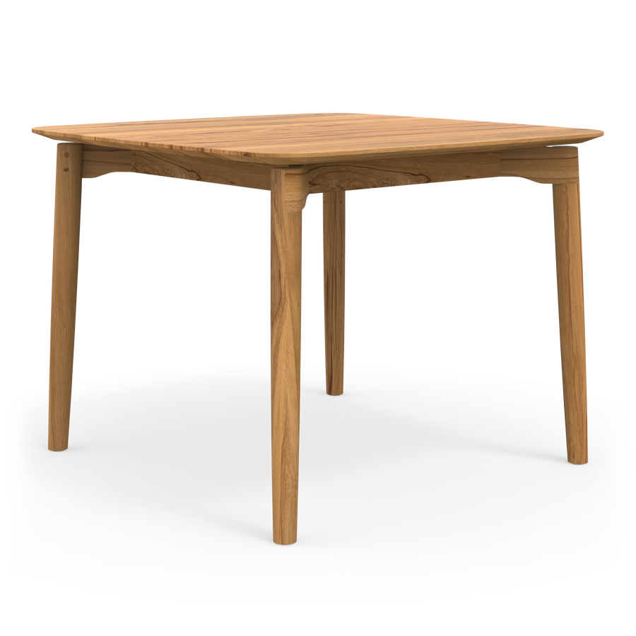 Quadratischer Esstisch aus zertifiziertem Massivholz