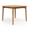 Quadratischer Esstisch aus zertifiziertem Massivholz