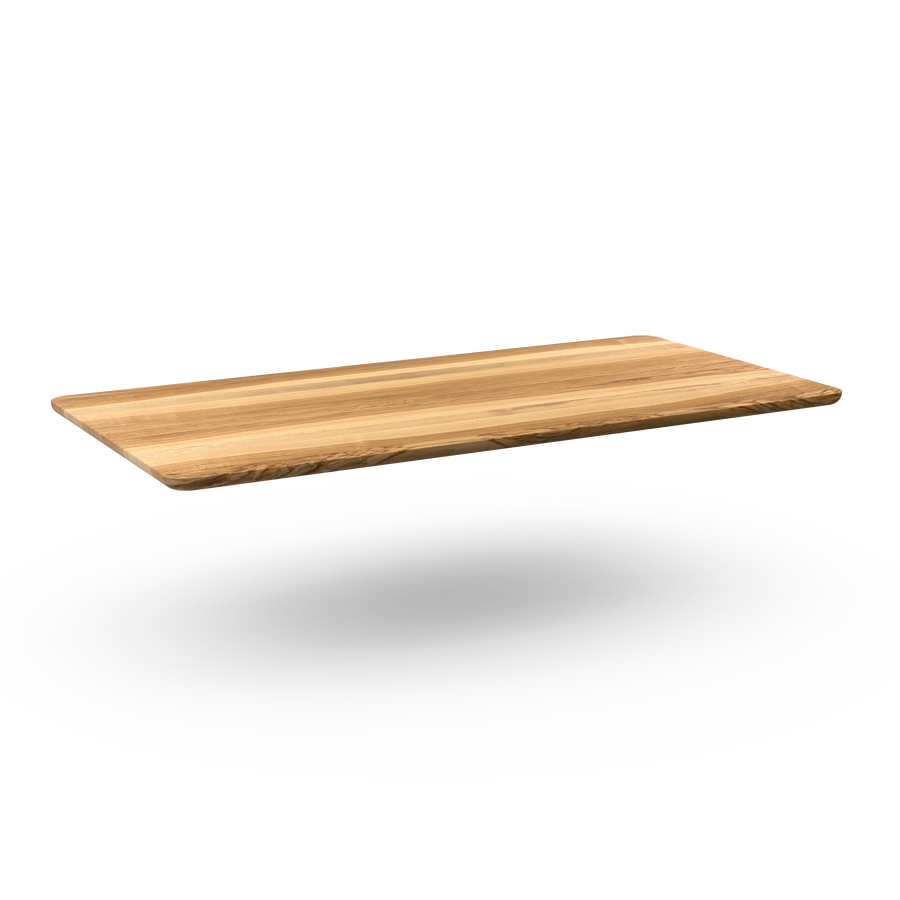 Nachhaltige Tischplatte aus massiven Eschenholz auf Maß handgefertigt