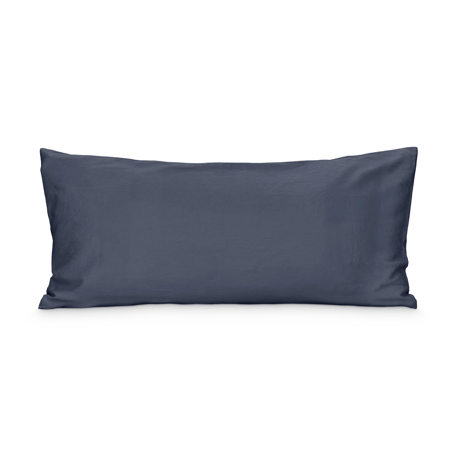 Kopfkissenbezug Aisling 40x80 Bio-Baumwolle Navy / Blau