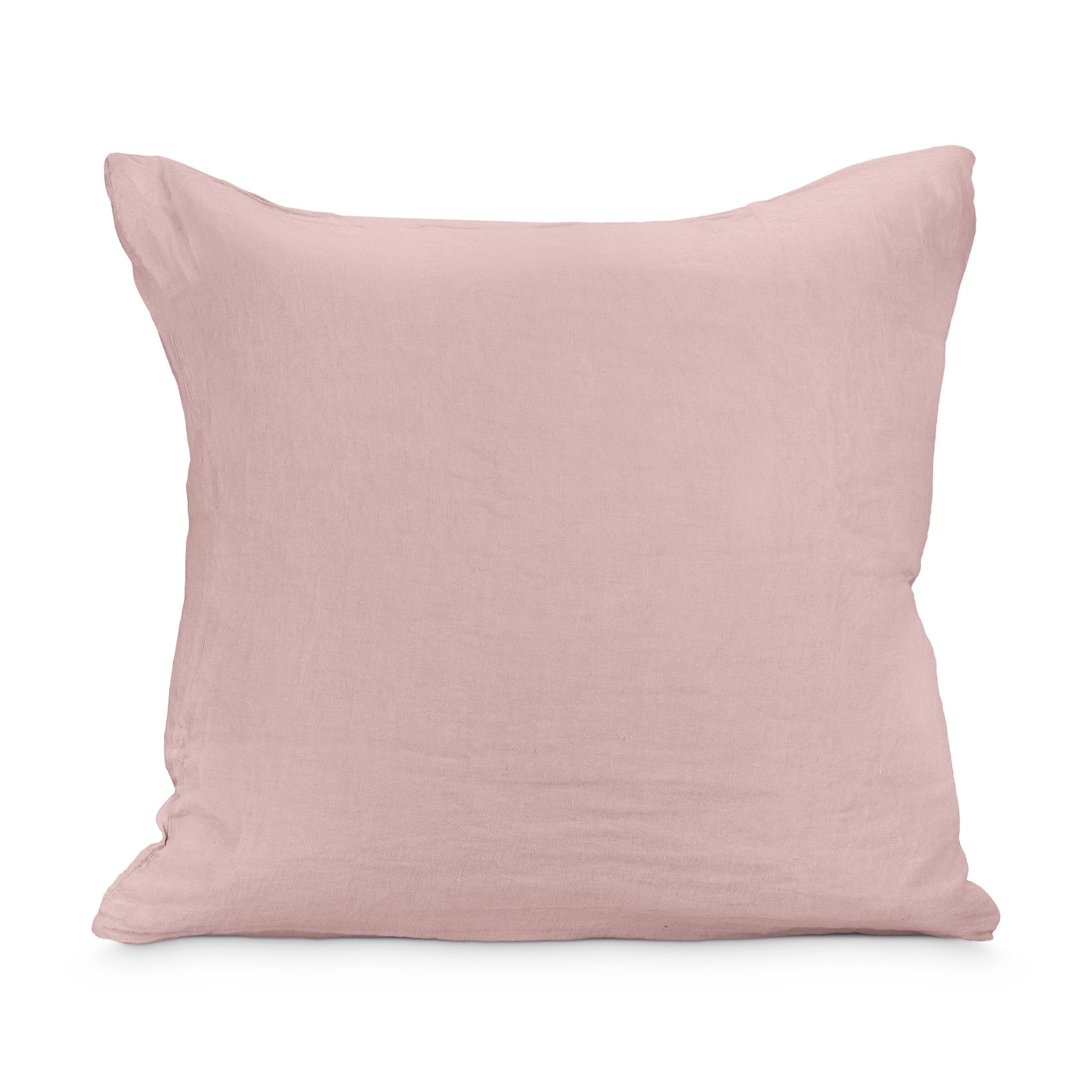 Kopfkissenbezug 80x80 Álom aus Hanf Dusty Pink