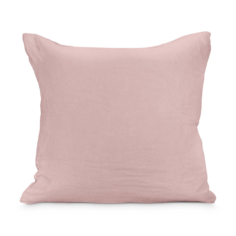 Kopfkissenbezug 80x80 Álom aus Hanf Dusty Pink