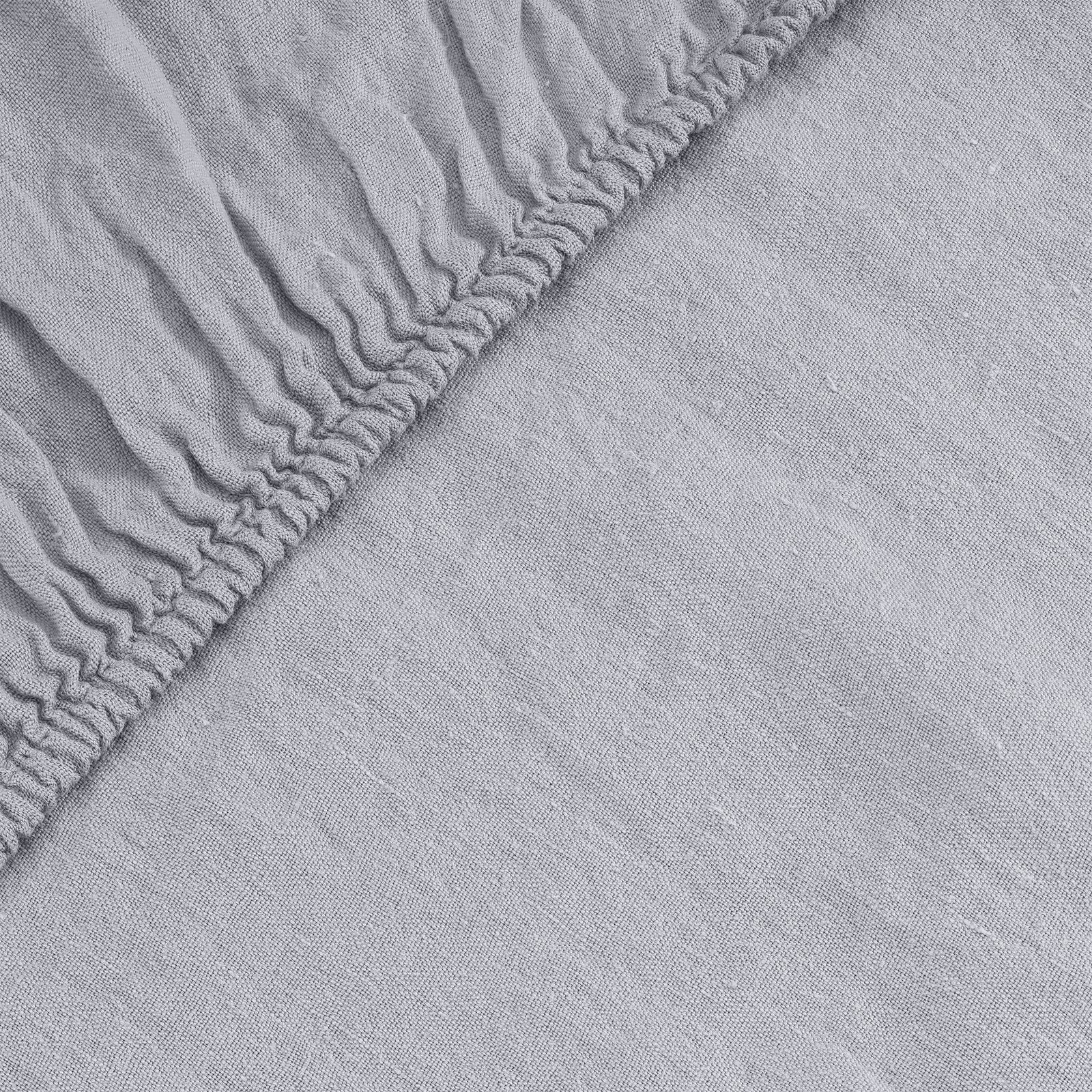 Spannbettlaken Álom aus Hanf Navy / Blau