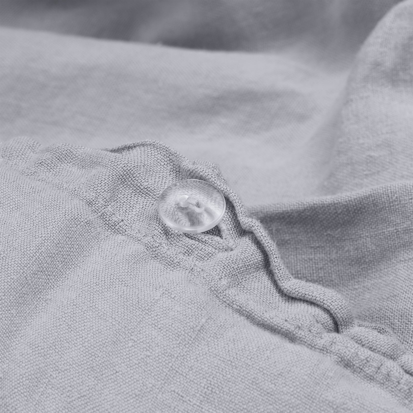 Bettdeckenbezug Álom aus Hanf Knopf Navy / Blau