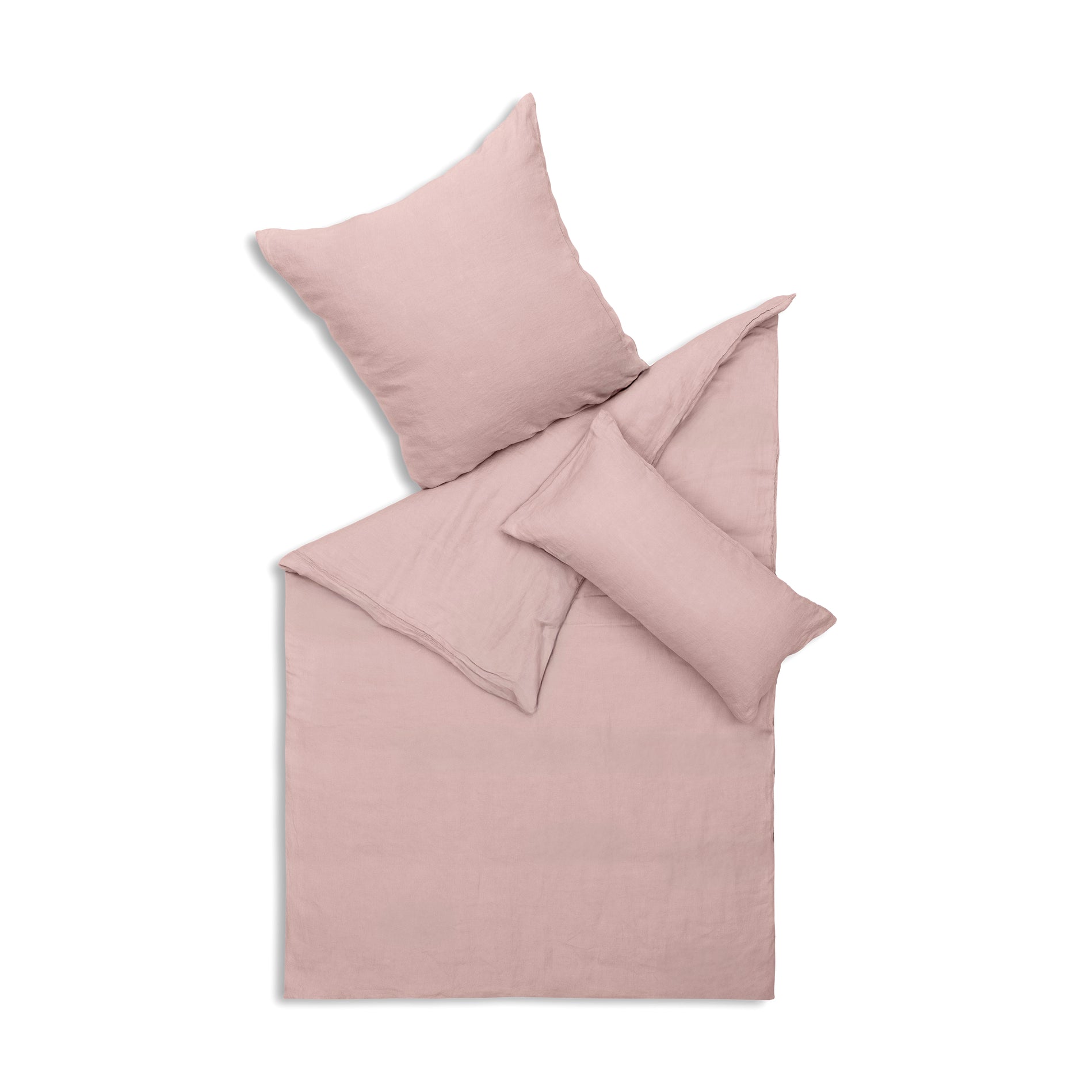 Bettwäsche Set Álom 100% Hanf Dusty Pink