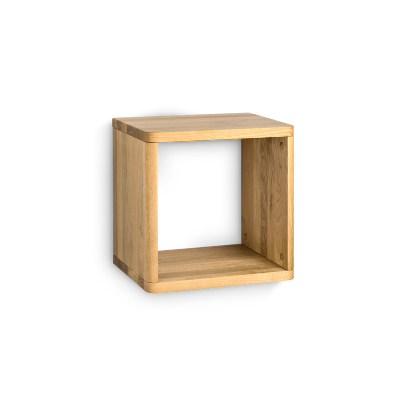 Minimalistisches Wandregal Neukölln S aus Eiche