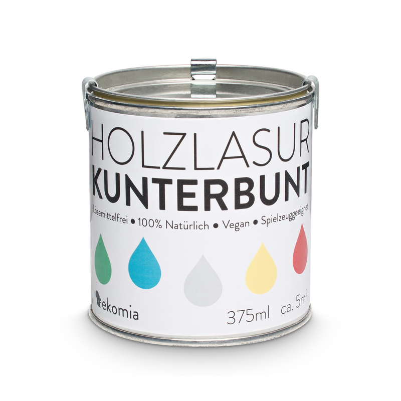 öko bunte Holzlasur 100% natürlich