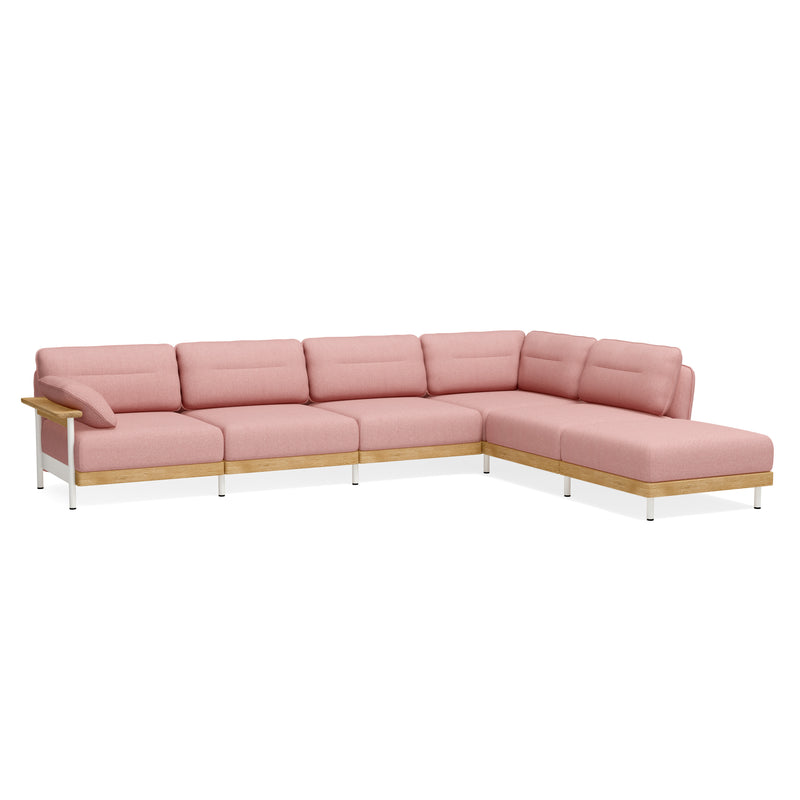 Großes Ecksofa 5-Sitzer mit Chaiselongue