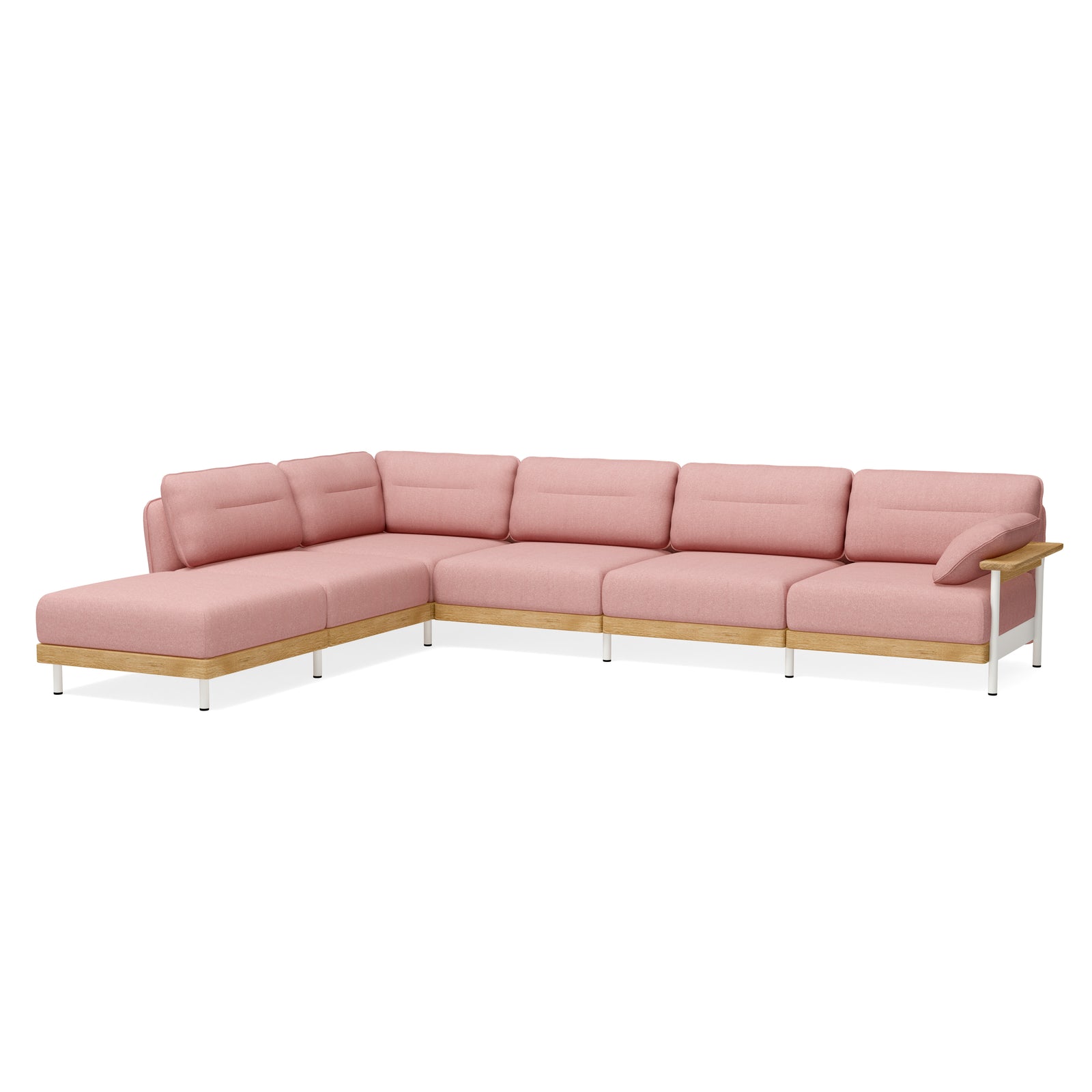 Große Eckcouch mit Chaiselongue - 5-Sitzer