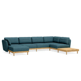 Großes Ecksofa Mio Soft 5-Sitzer mit Chaiselongue und Couchtisch
