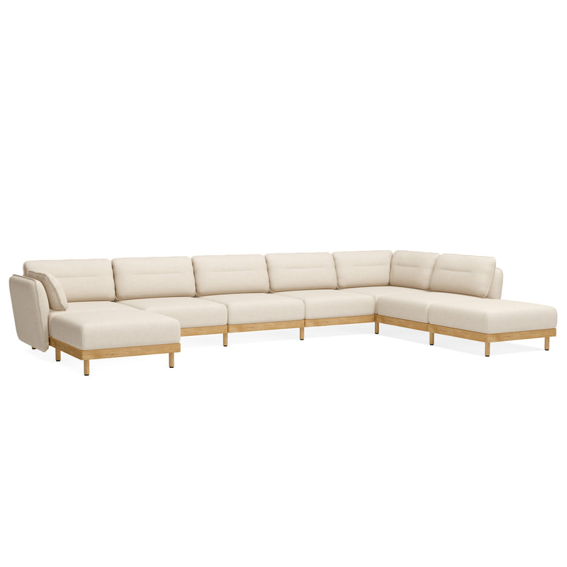 Große Sofa Wohnlandschaft mit 8 Plätzen