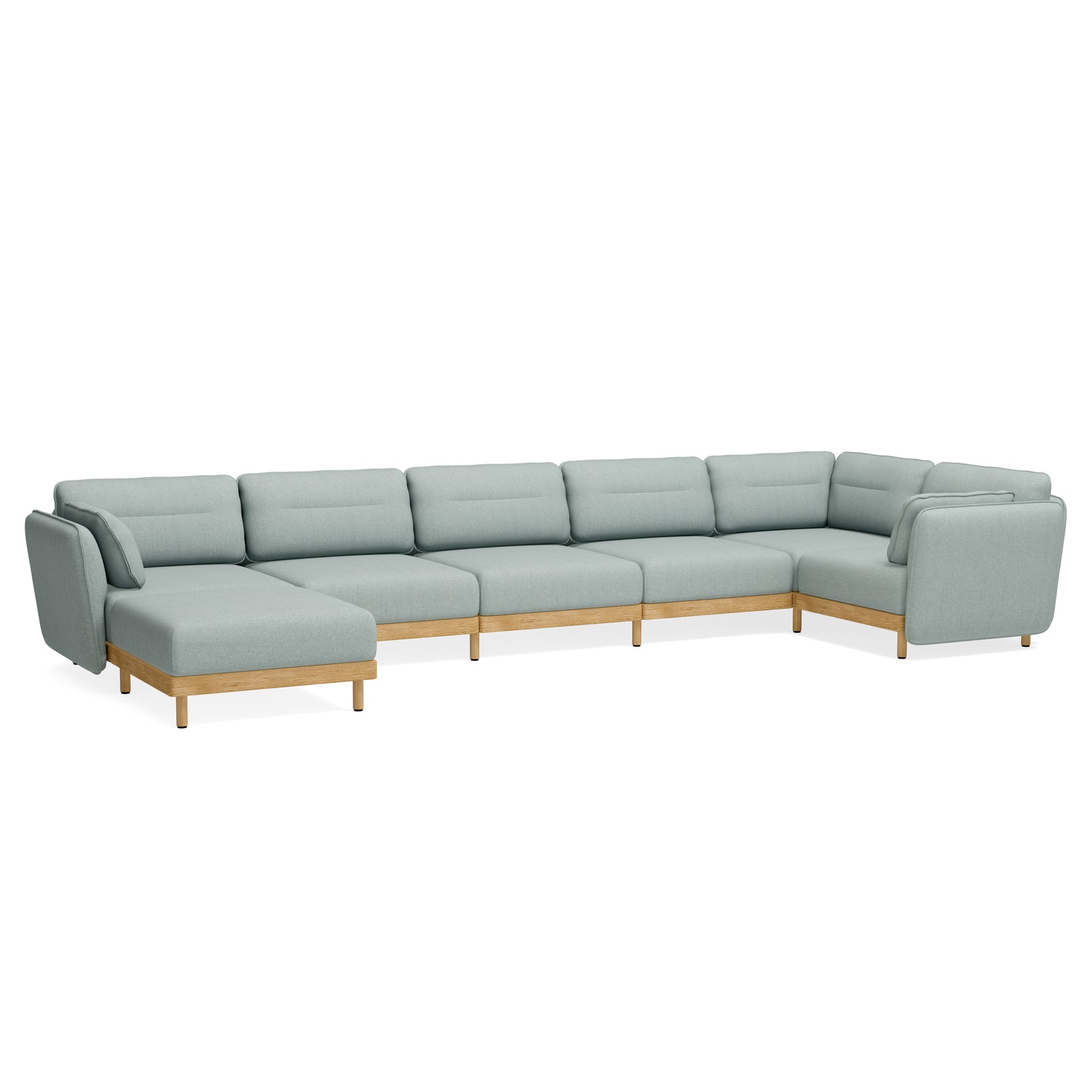 Riesiges Ecksofa 6-Sitzer mit Chaiselongue