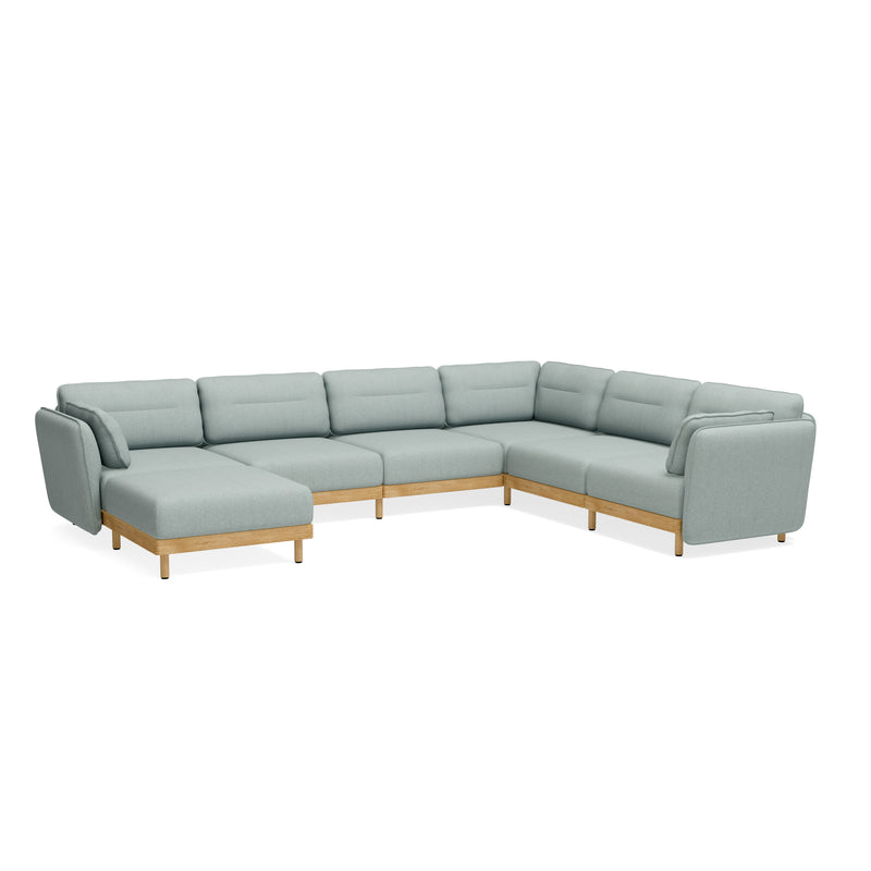 Großes Sofa in U-Form mit Chaiselongue