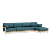 Großes Sofa mit Chaiselongue - L-Form