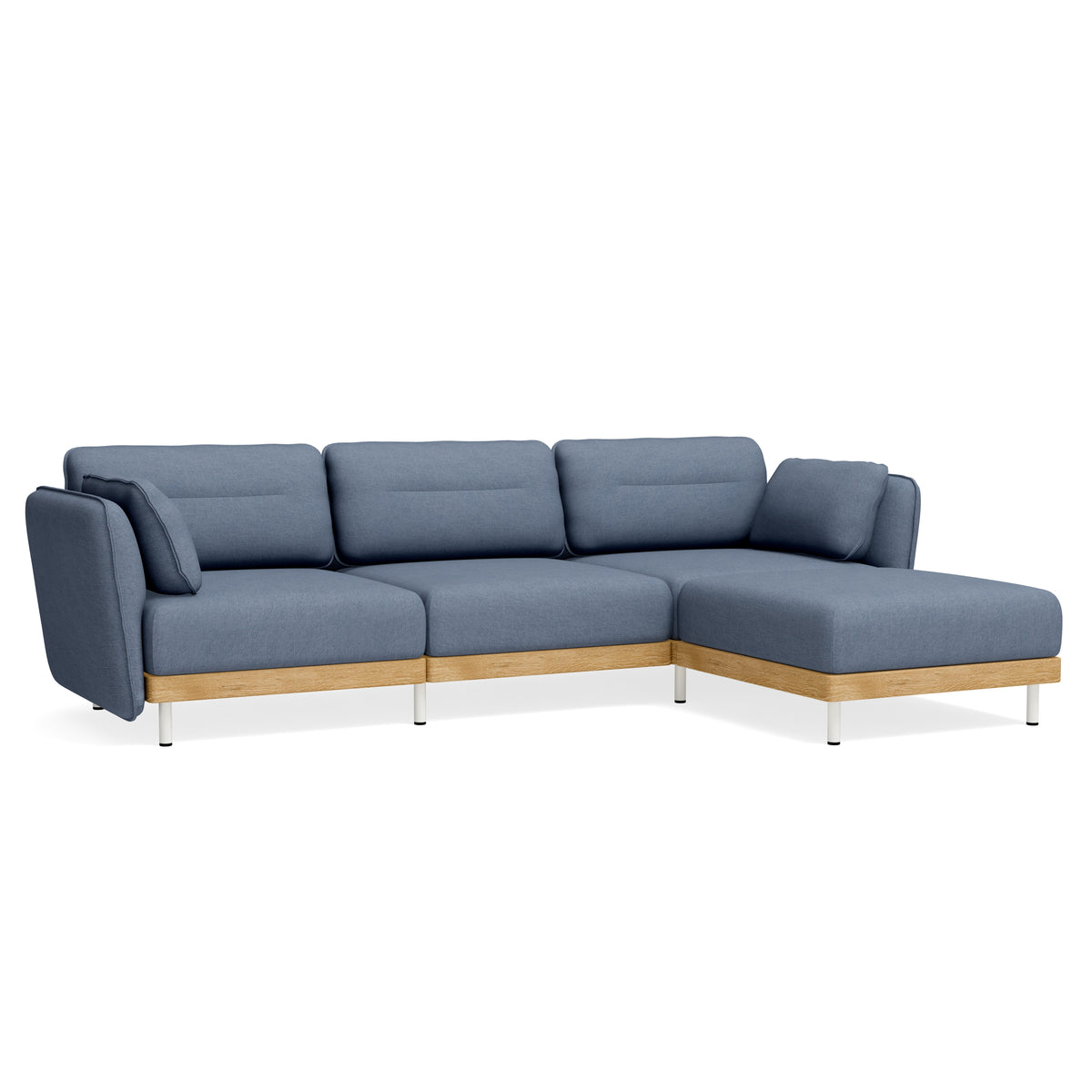 Designer Sofa 3-Sitzer mit Chaiselongue L-Form