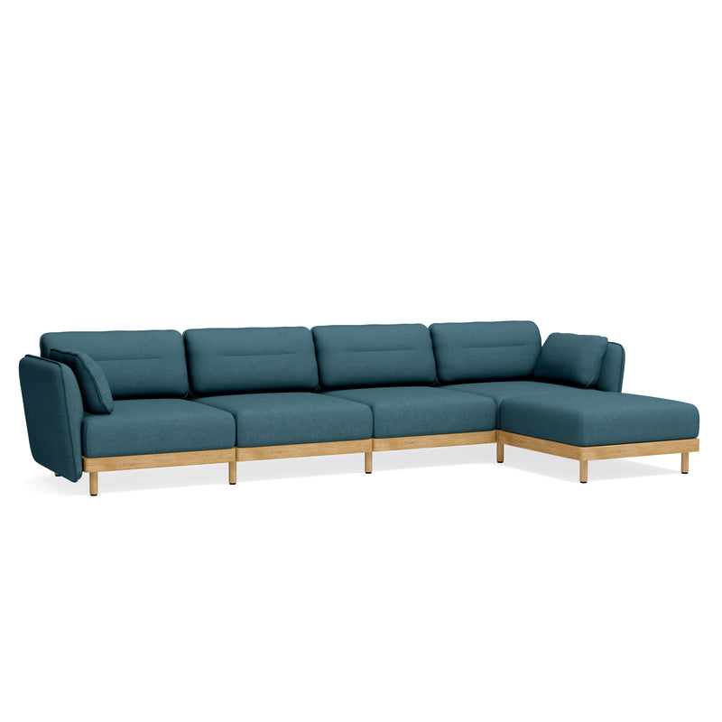 Sofa Landschaft 4-Sitzer mit Chaiselongue