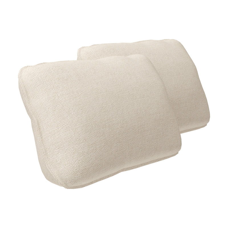 Zwei Armkissen für das Sofa Mio