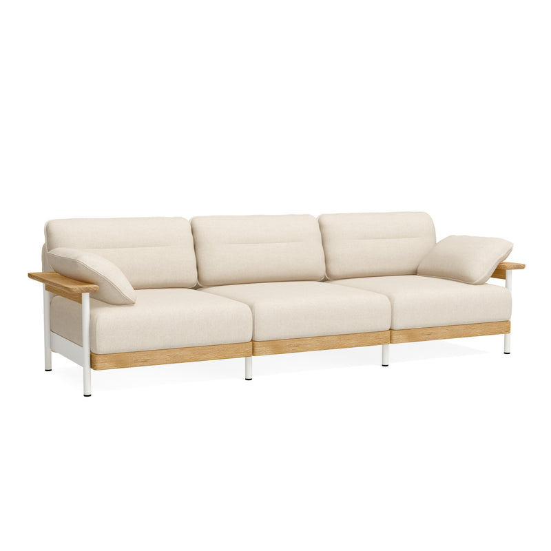 Designer Sofa 3-Sitzer Mio Lounge beige 