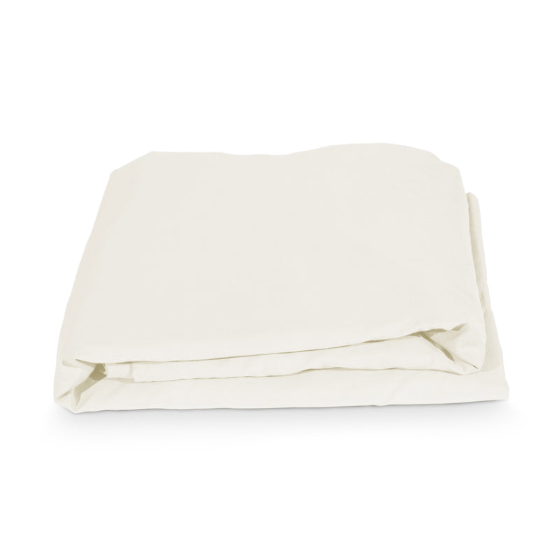 Spannbettlaken in verschiedenen Größen aus 100% nachhaltiger Baumwolle in Beige / Eischale / off-white