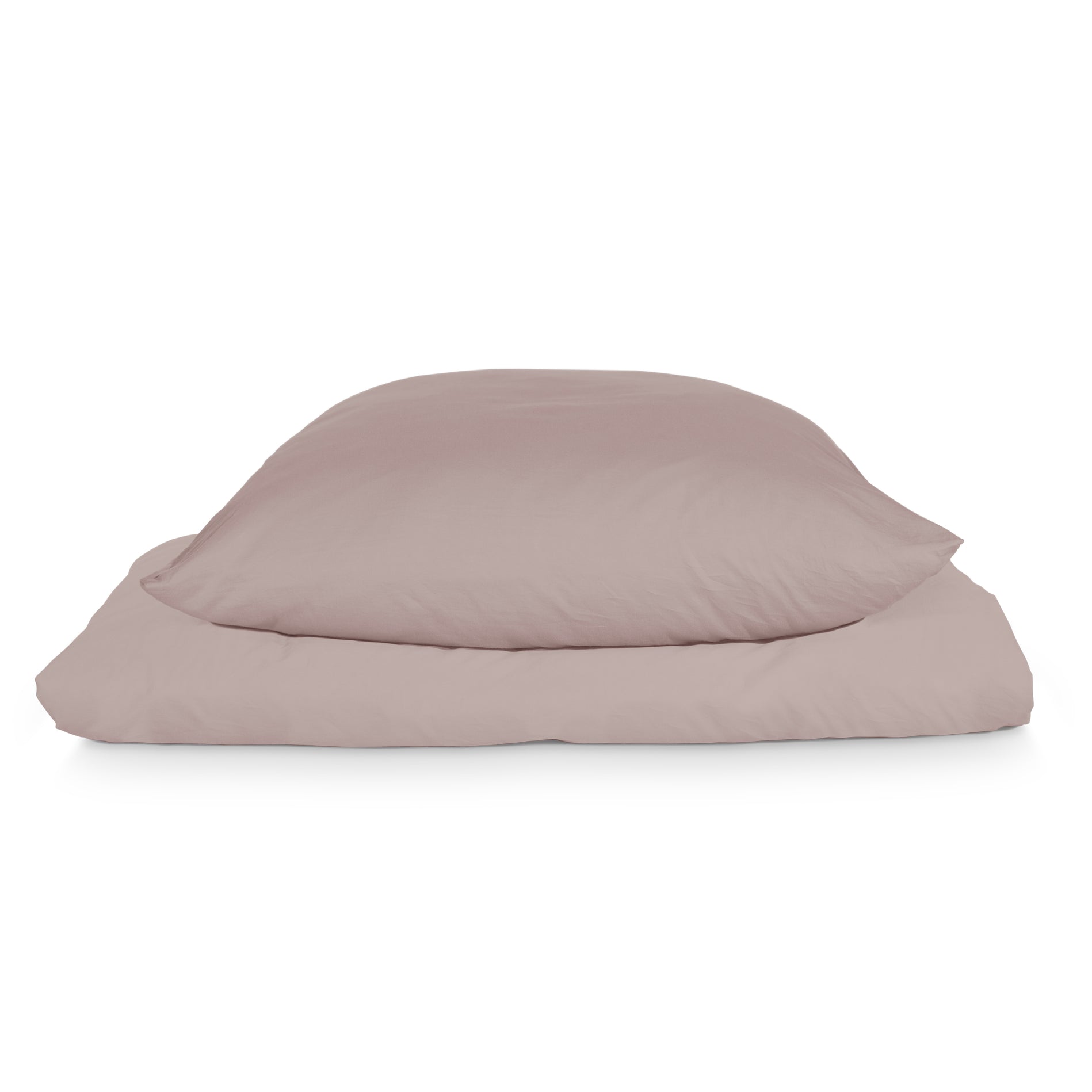 ökologische Bettwäsche, Bettdeckenbezug in verschiedenen Größen aus 100% nachhaltiger Baumwolle in dusty rose / altrosa
135x200, 155x220, 200x200