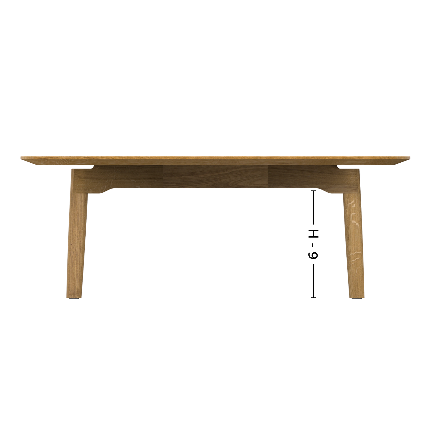 Couchtisch Form S Wildeiche 100x60