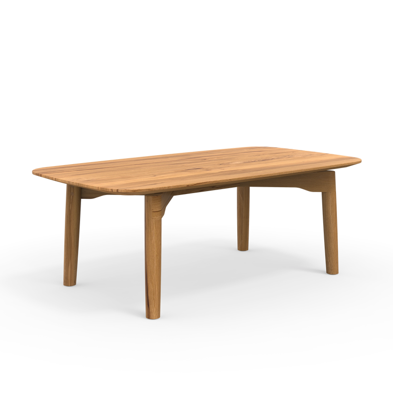 nachhaltiger Kenbuche Couchtisch Form S minimalistisch handgefertigt Unikat
