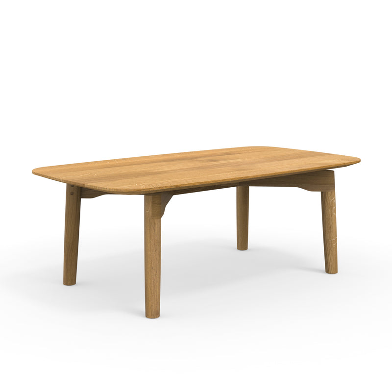 ökologischer Couchtisch Form S Eiche nachhaltig geölt modern auf Maß individuell produziert
