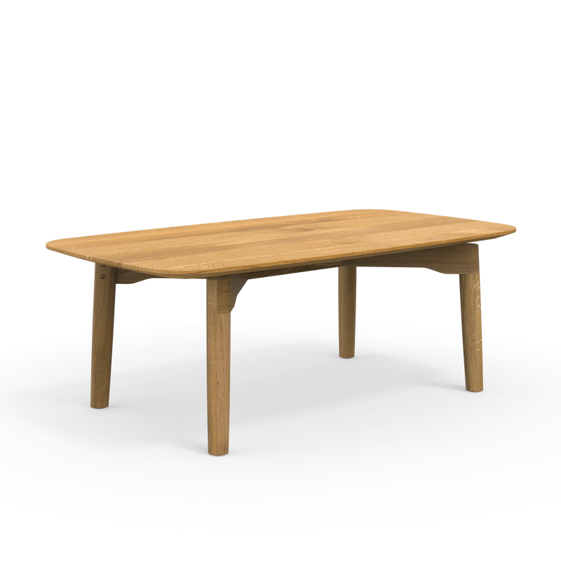 ökologischer Couchtisch Form S Eiche nachhaltig geölt modern auf Maß individuell produziert