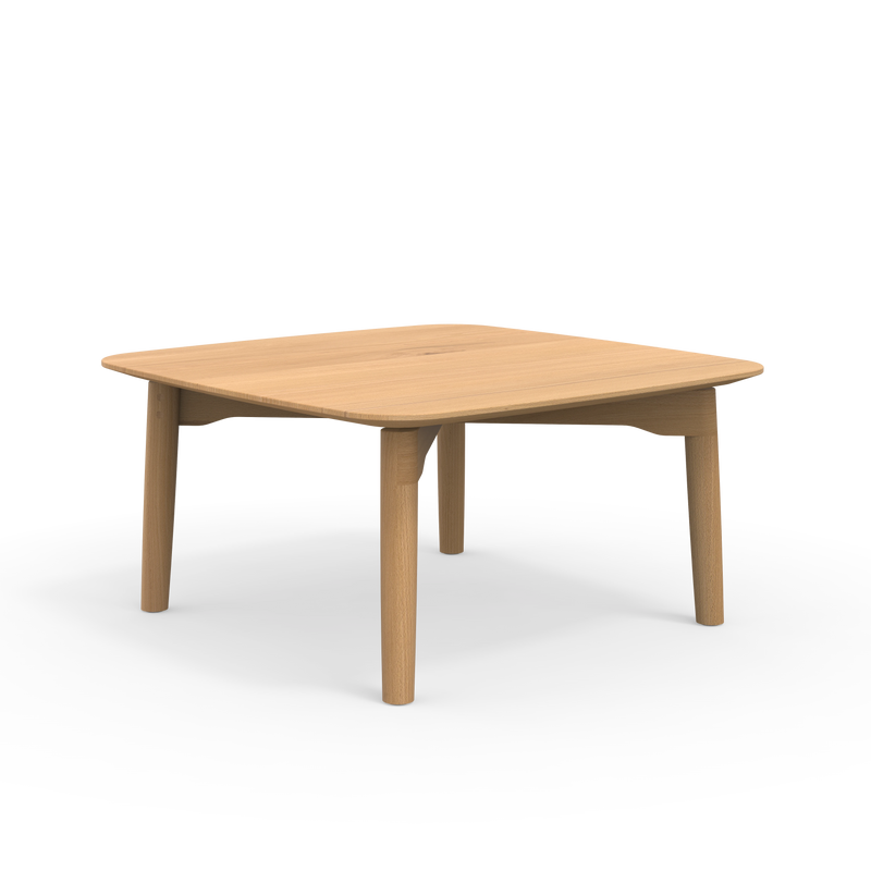 Qualitätvoller Quadratischer Couchtisch Form S Buche ökologisch geölt 