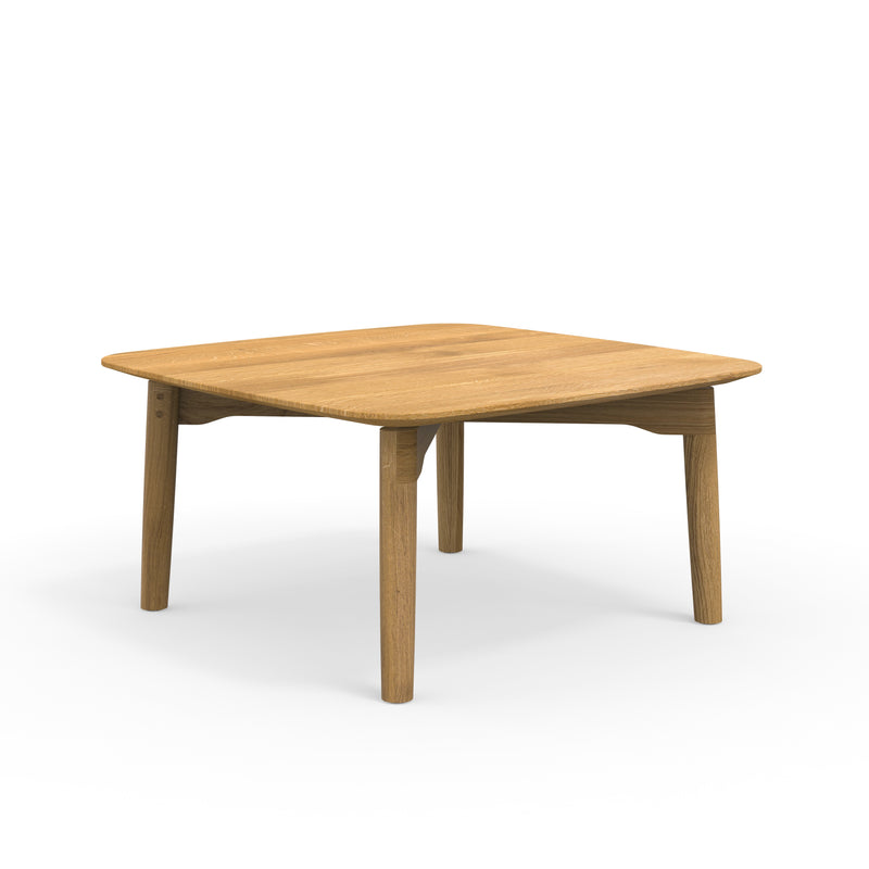 Qualitätvoller Quadratischer Couchtisch Form S Eiche ökologisch geölt 