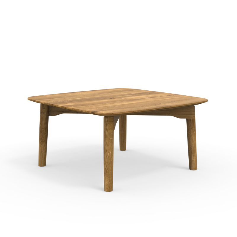 Quadratischer Couchtisch Form S Wildeiche