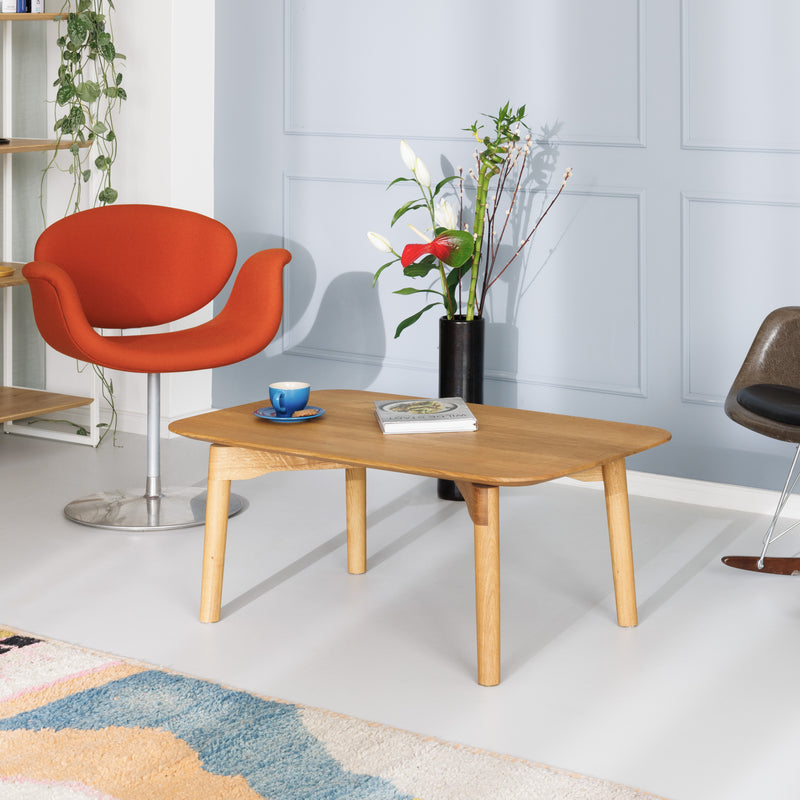 Quadratischer Couchtisch Form S Wildeiche