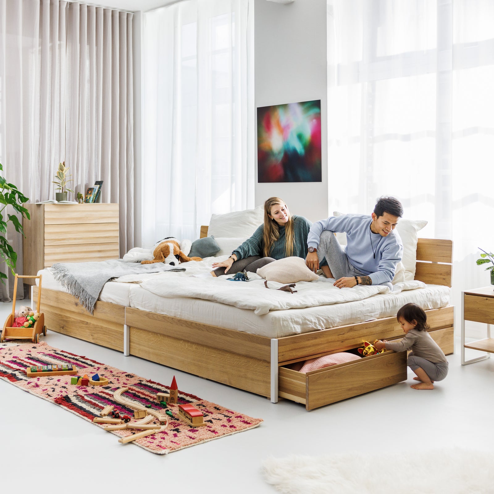 Familienbett Luna Storage