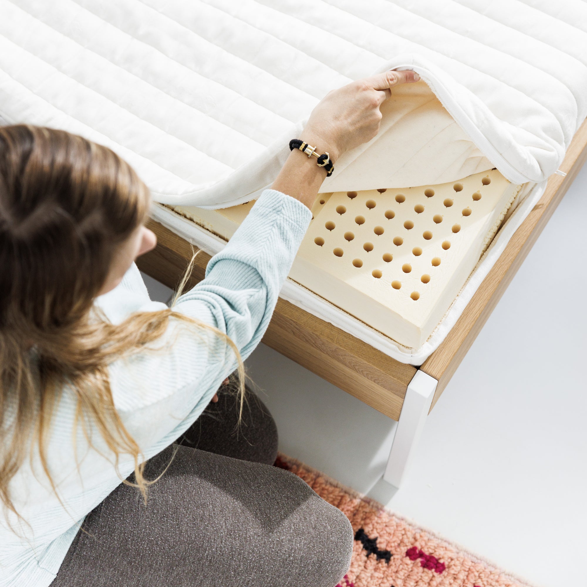 Naturmatratze mit Naturlatexkern